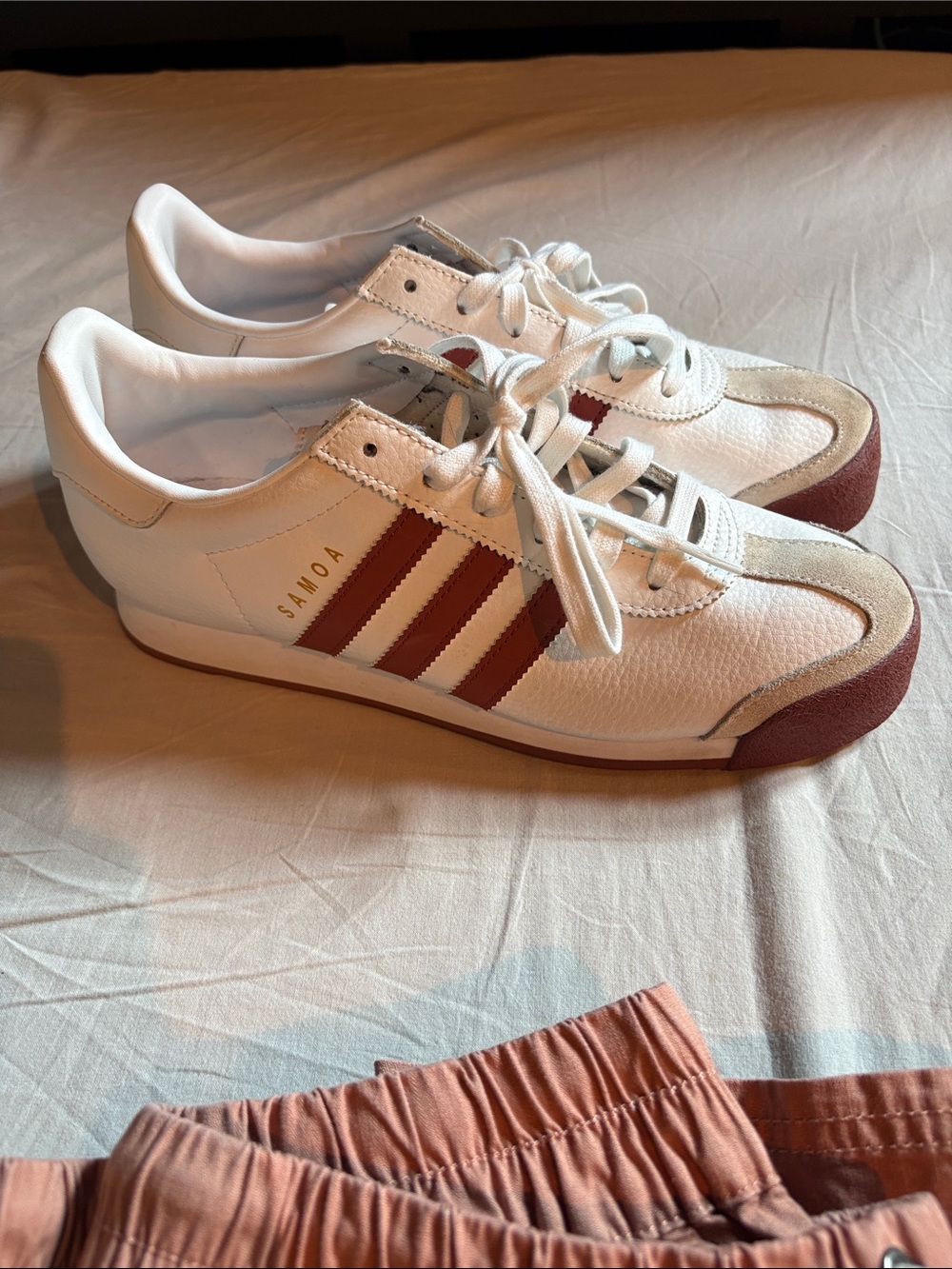 Adidas Samoa with Rust Accent Stripes
